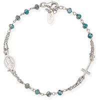 Bracciale Amen Donna ROSARI CON CRISTALLI in Argento Cristallo BROBP3 - BROBP3